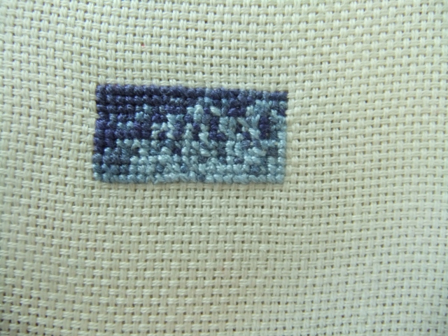 stitched square